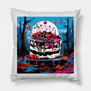 Black Forest Cake Pop Art 3 Pillow