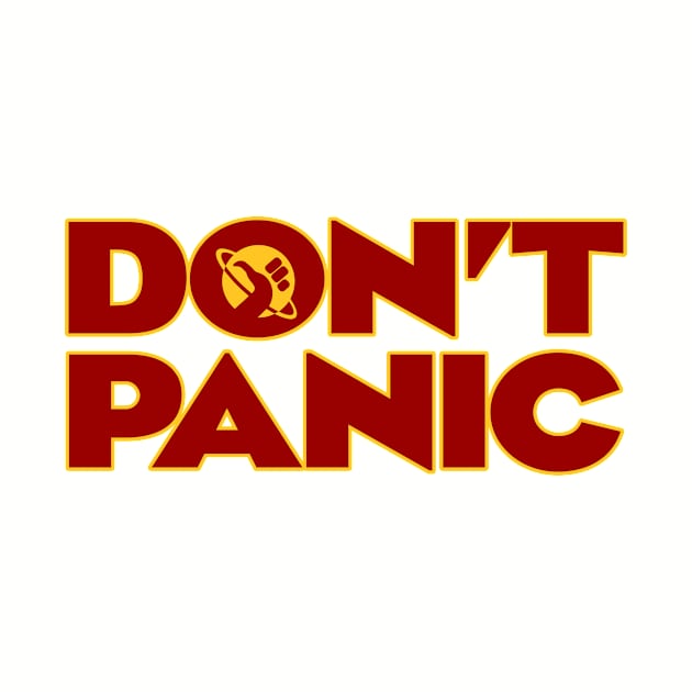 Don't Panic Hitchhikers Guide To The Galaxy by Rebus28