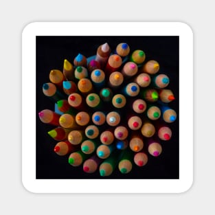 Pencils In Circle Container Magnet