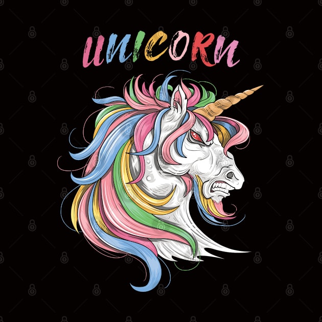 Angry Unicorn Lover by JeffDesign