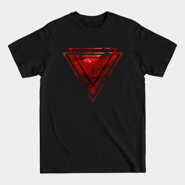 Discover Red abstract geometric modern - Geometric - T-Shirt