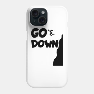 Cliff jumping go down Phone Case