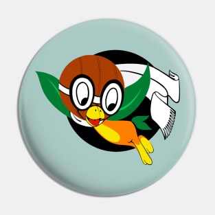 Orange Bird Pilot Pin