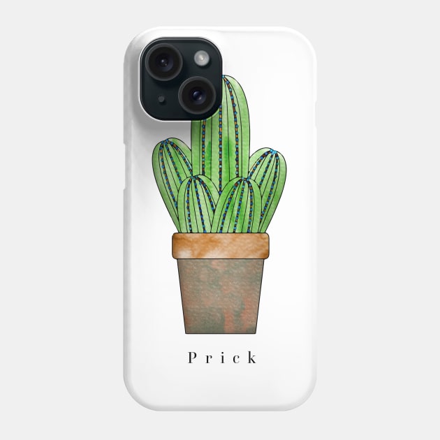 Cactus humor Phone Case by chris@christinearnold.com