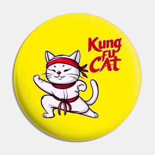 white cat kung fu cat master Pin