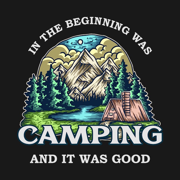 Funny camping gift by Iskapa