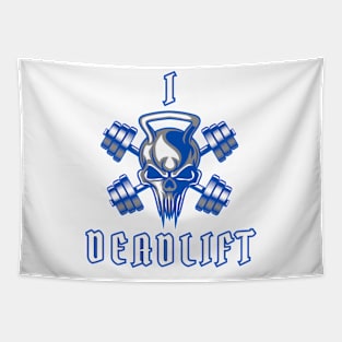 I Deadlift Gym Fitness Skull Weight Tapestry