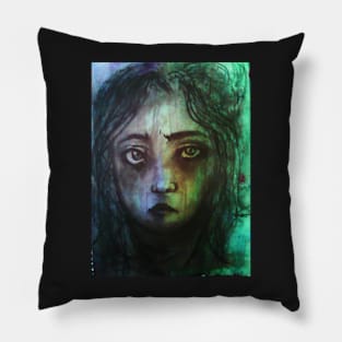 Unrecognizable (Portrait) Pillow