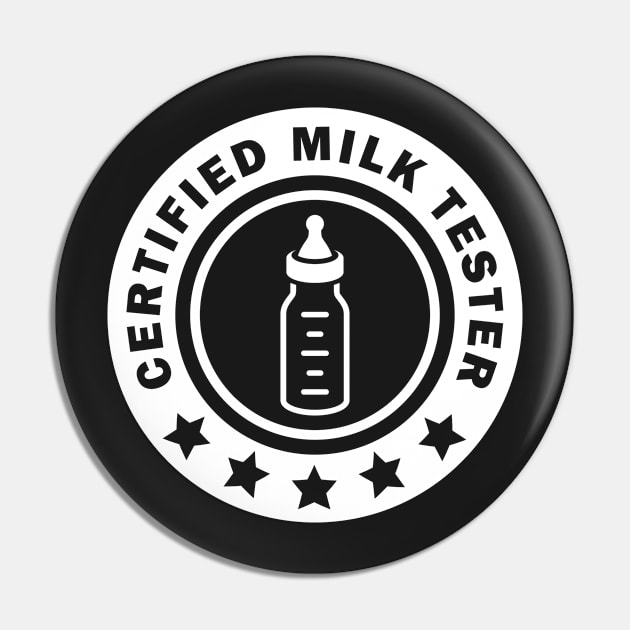 Certified milk tester Pin by Florin Tenica