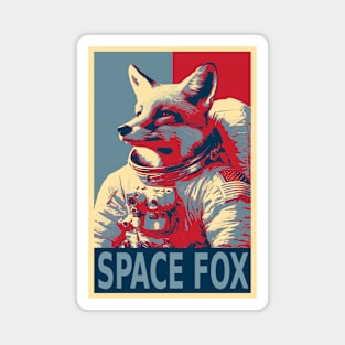 Space Fox Astronaut HOPE Magnet