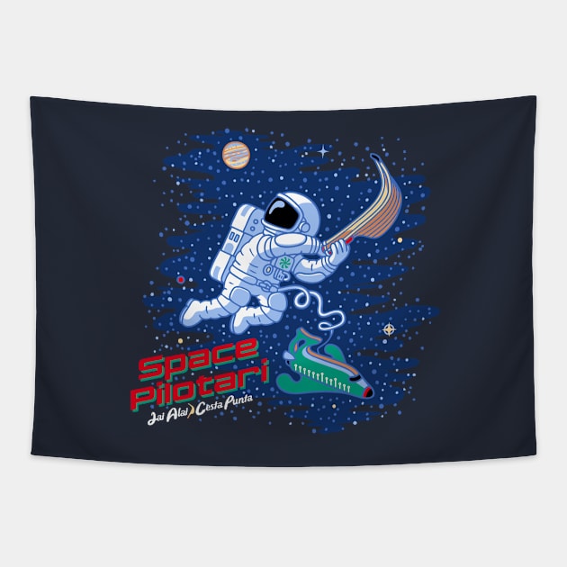 Space Pilotari Tapestry by byTxemaSanz