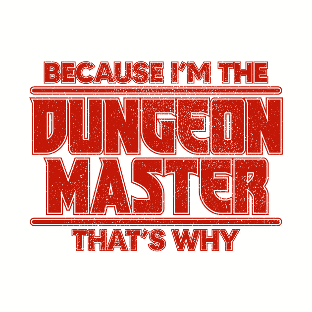 D&D Dungeon Master Grunge by Vault Emporium