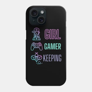 Girl Gamer Beekeeping Phone Case