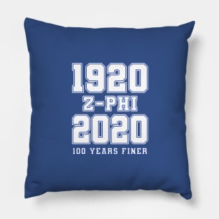 1920 - 2020 100 Years Finer Zeta White Gear Pillow