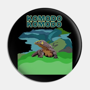 Komodo Dragon Pin