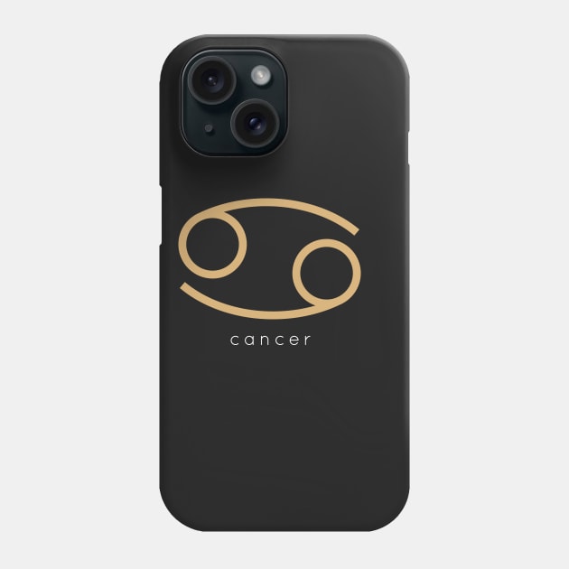 Zodiac Sign Cancer Phone Case by teeleoshirts