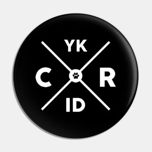 CRYK ID White Pin