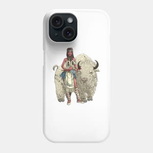 White Buffalo Woman Phone Case