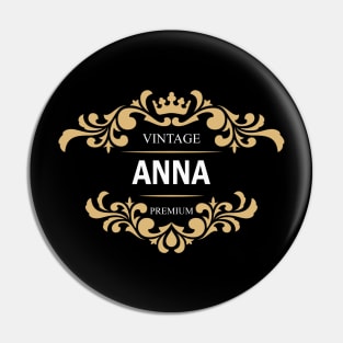 Anna Name Pin