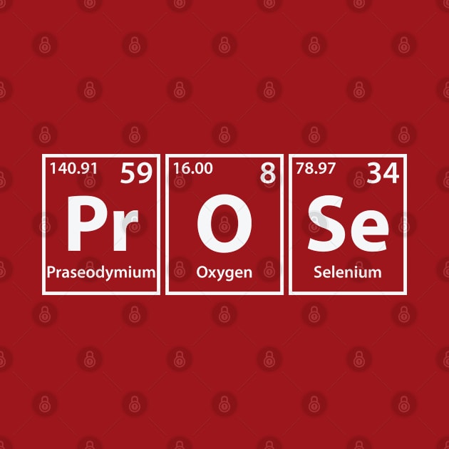 Prose (Pr-O-Se) Periodic Elements Spelling by cerebrands