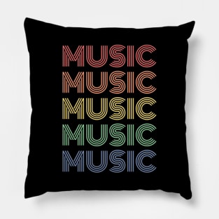 Retro Music Pillow