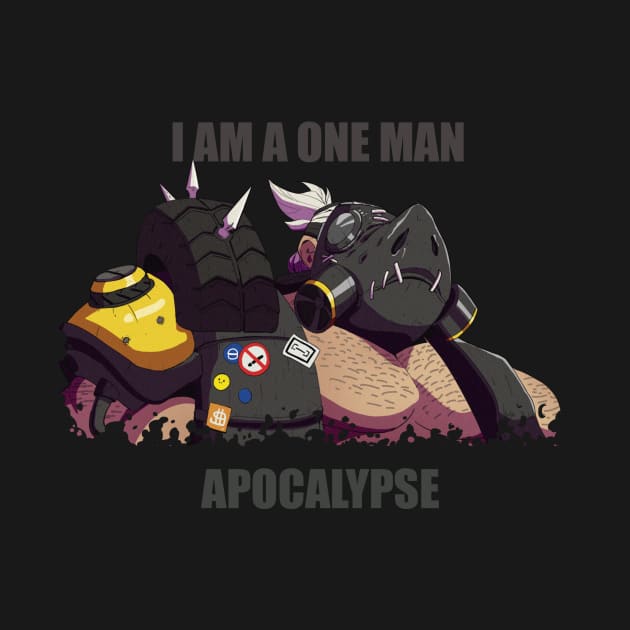 Roadhog the one man apocalypse by ahmedelsiddig