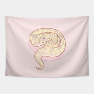 Banana Ball Python Original Illustration II Tapestry