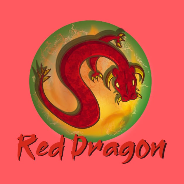 Red Dragon by PorinArt