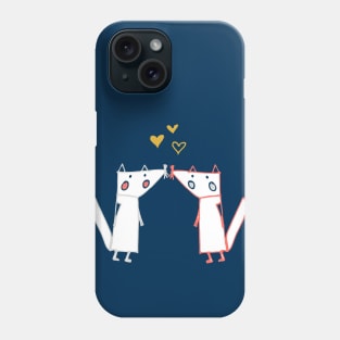 Fox in Love Phone Case