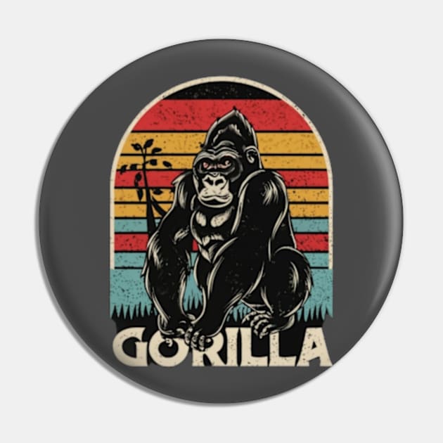 Gorilla Pin by TshirtMA