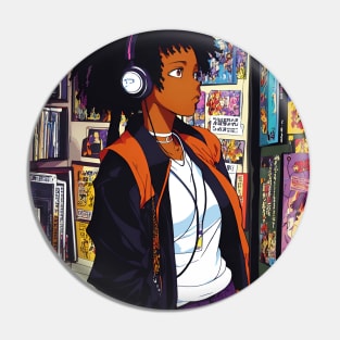 Lost in Lofi hip hop Music anime black girl aesthetic Pin
