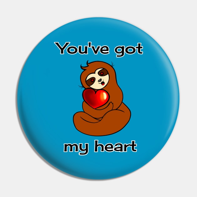 You've Got My Heart Pin by DitzyDonutsDesigns