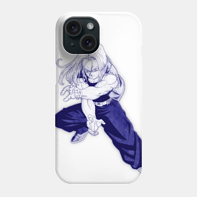 Trunks Dragon Ball Phone Case by masnono