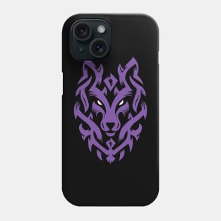 Wolf Tribal Ornament lovely blend drawing cute cool colorful Phone Case