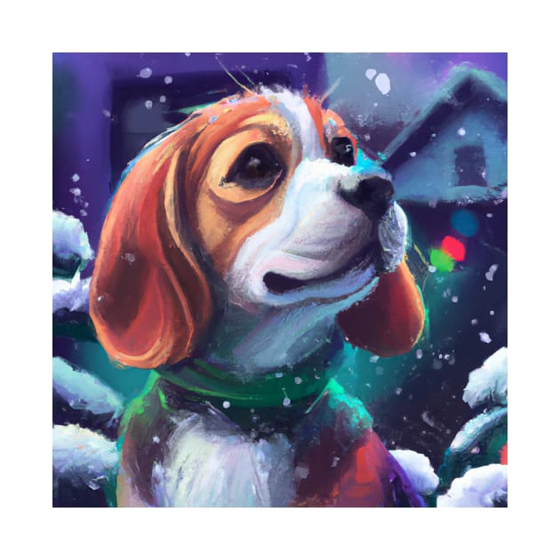 Cute Beagle Drawing by Play Zoo