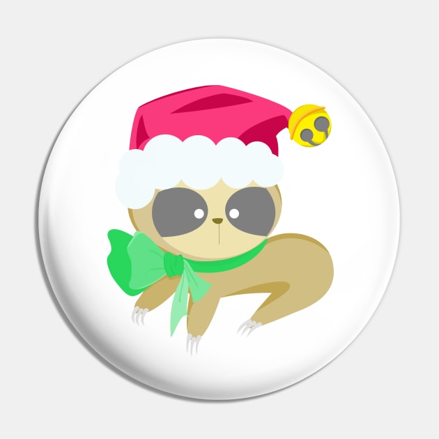 baby santa sloth Pin by prettyguardianstudio