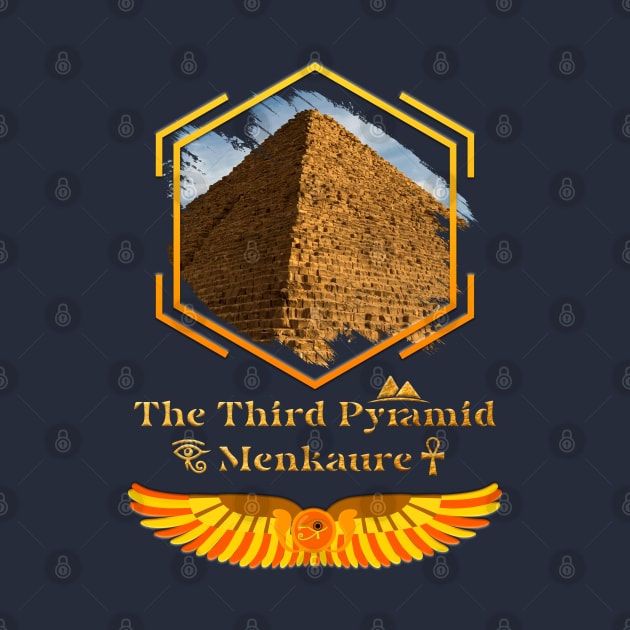 Third Pyramid in Giza, Egypt: Menkaure V01 by Da Vinci Feather