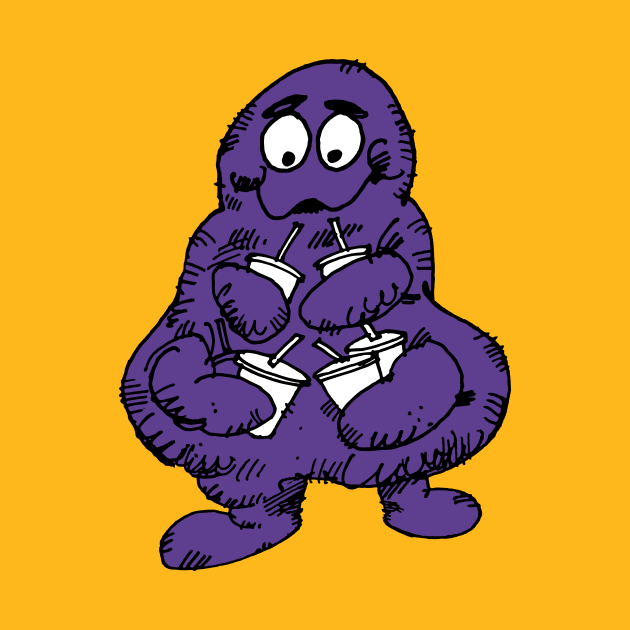 Grimace w/ 4 arms by DustinCropsBoy