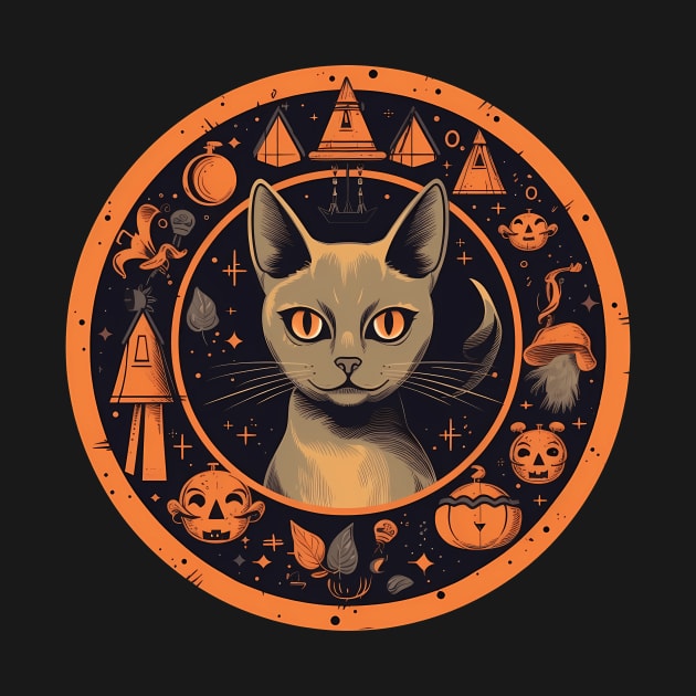 Abyssinian Cat Halloween, Cat Lover by dukito