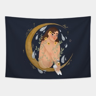 Moonlight Girl Tapestry