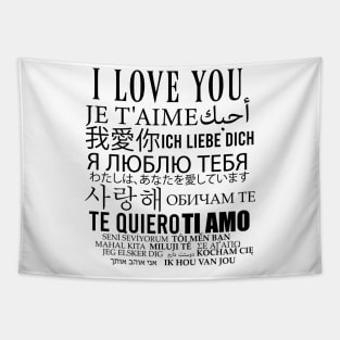 I love you in all languages Tapestry