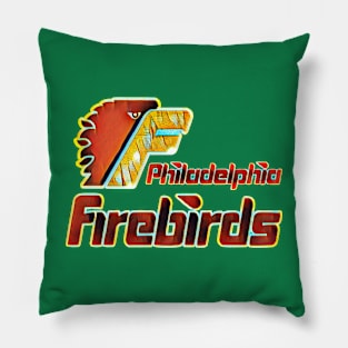 Philadelphia Firebirds Hockey Pillow