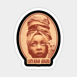 Erykah Badu Vintage | Red Color Magnet