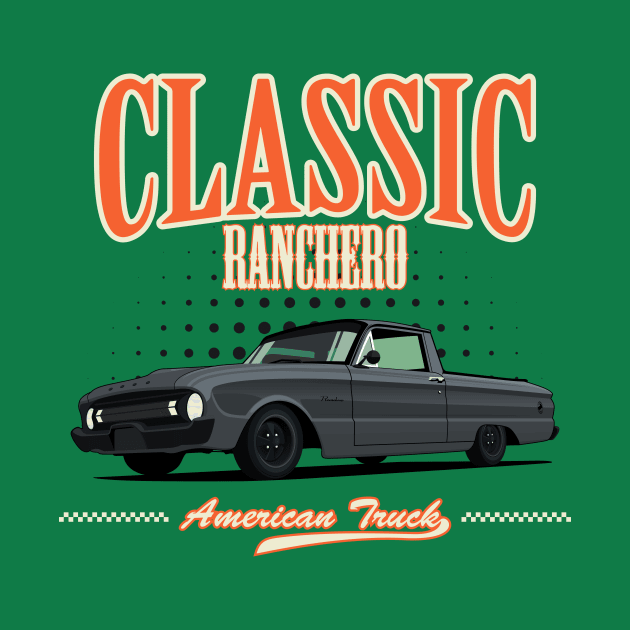 Classic American Truck Ranchero by masjestudio