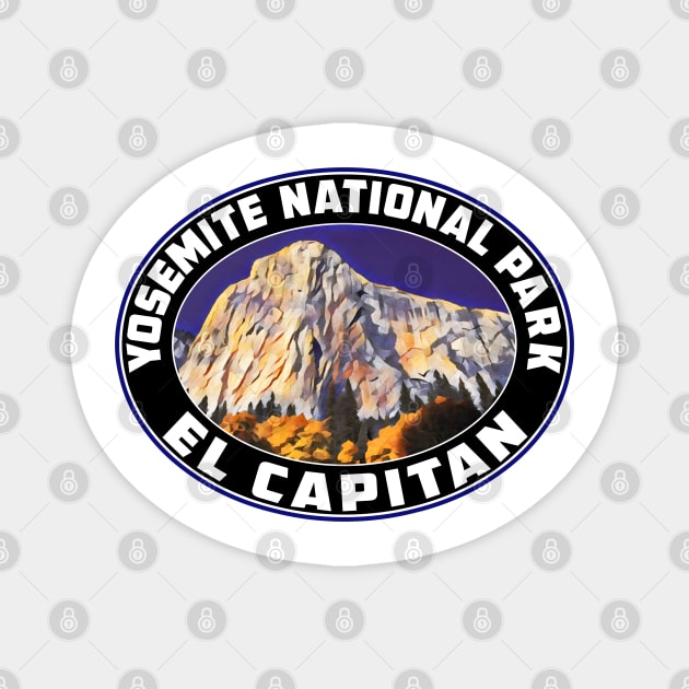 El Capitan Yosemite National Park California Magnet by TravelTime