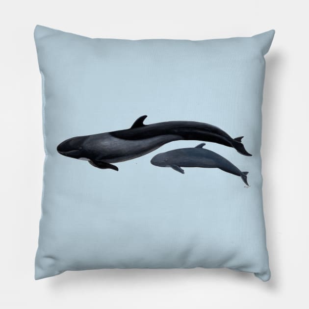 False killer whale Pillow by chloeyzoard