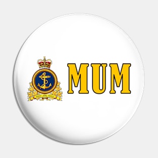 Bold design for anyone whose Mum or Dad serves in the Canadian Armed Forces Pin