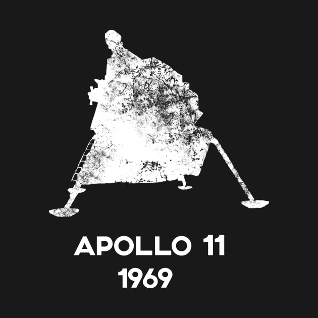 Apollo 11 50th Anniversary Moon Landing 1969 Ship T-Shirt by Musj