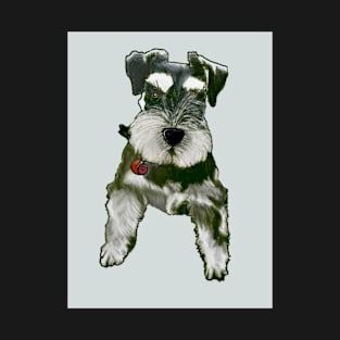 'Gigi' the Miniature Schnauzer ~ Original Artwork T-Shirt