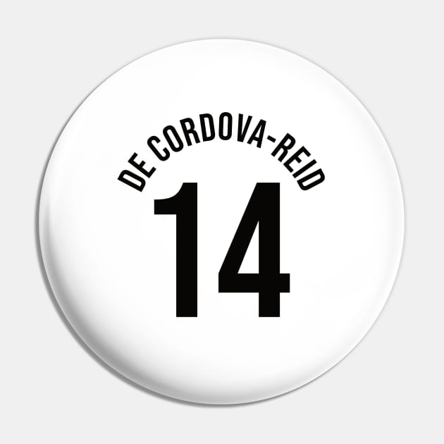 De Cordova-Reid 14 Home Kit - 22/23 Season Pin by GotchaFace